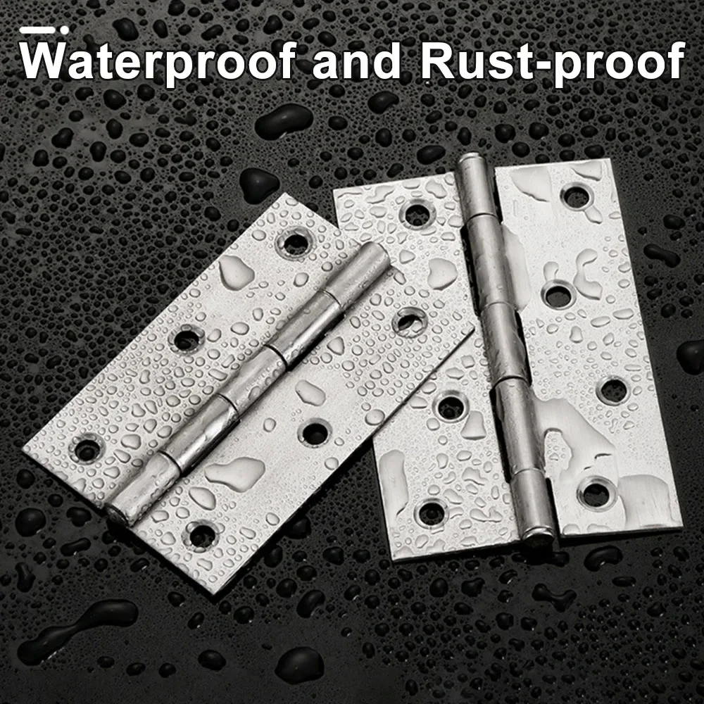 1-4 In 304 stainless steel home cabinet door hinges, drawer installation hinges, office door hinges, switch hardware accessories