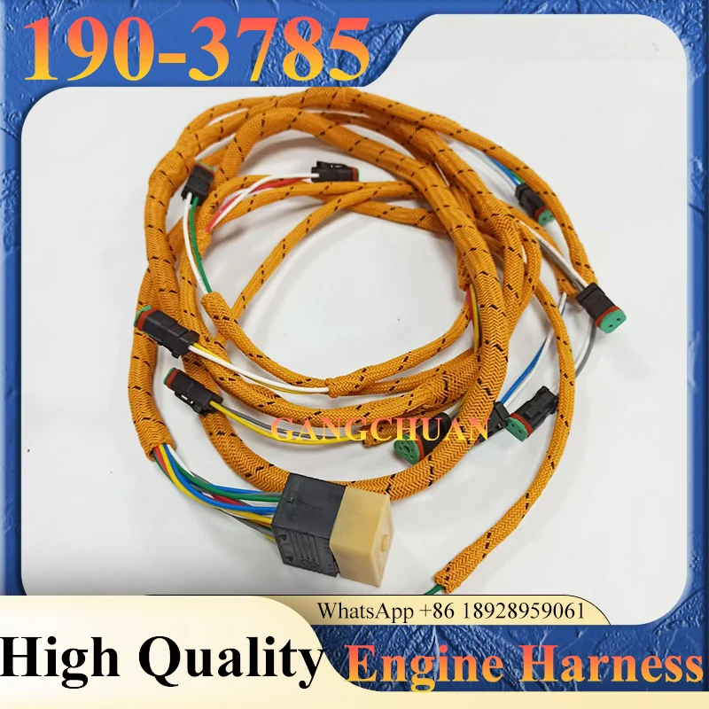 

Engine Wiring Harness 190-3785 1903785 Compatible with 950H 962H 938G 950G 120H