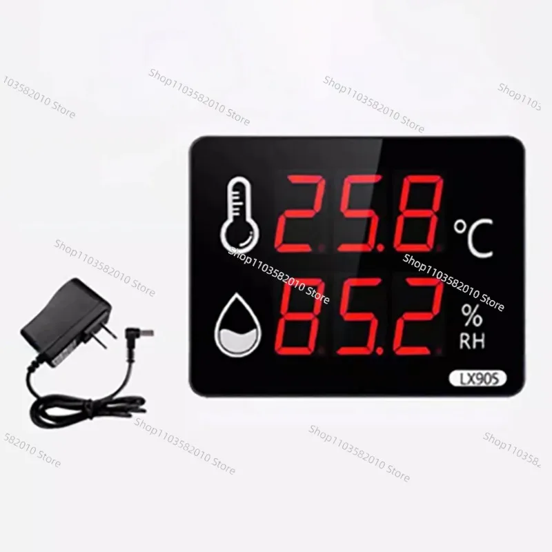 Industrial Digital Thermometer Hygrometer, High Precision Indoor Temp & Humidity Monitor Meter