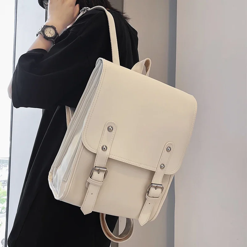 Backpack Women New Korean Fashion Wild Trend Preppy Style Large Capacity Ladies School Backpack for Girls Male Travel Bag