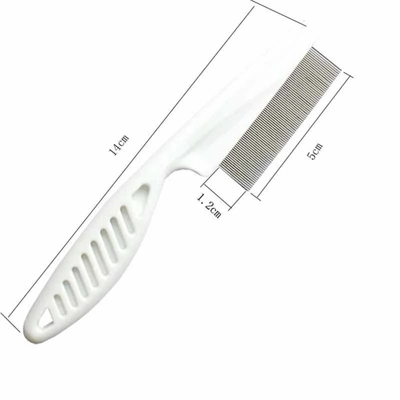 Home Pet Animal Care Comb Protect Flea Comb for Cat Dog Pet Stainless Steel Comfort Flea Hair Grooming Comb