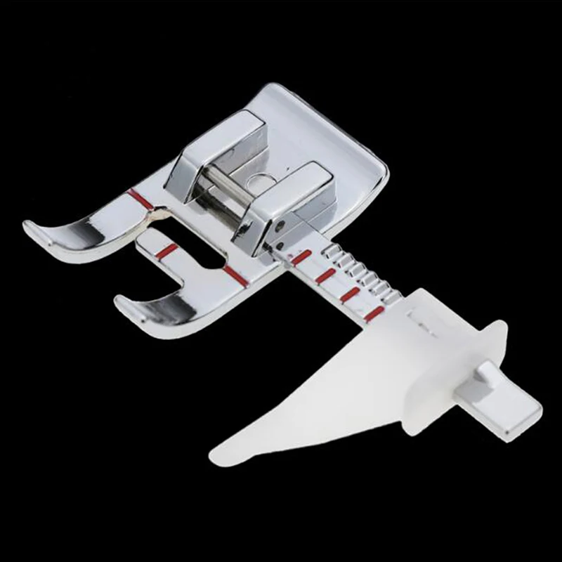 Sewing Machine Accessories Adjustable Guide Presser Foot Snap On Bias Tape Binder Foot For Brother Singer Stitching Tools