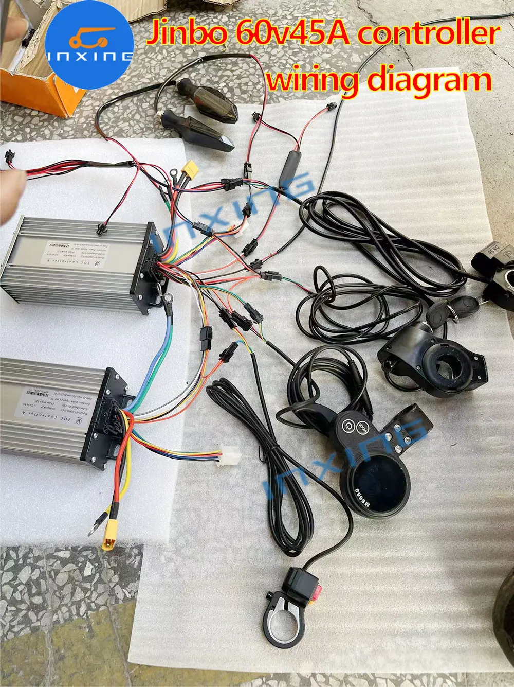 60V 50A/45A JB Controller For Scooter Electric Dual Motor Electric Kickboard Accessories Use For inxing boyueda laotie E-Scooter