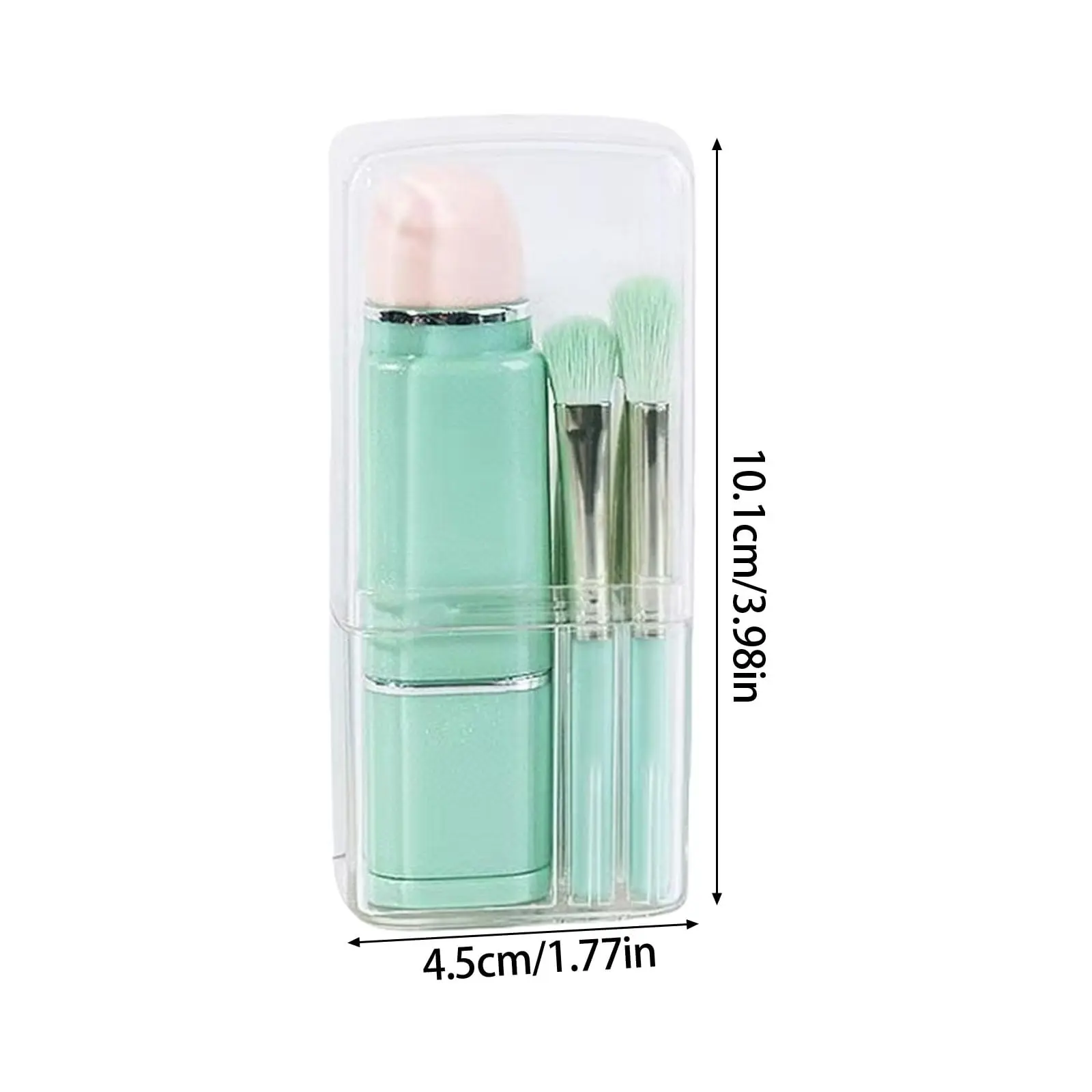 8-delige draagbare oogmake-upborstels met zachte nylon borstelharen Schoonheid Cosmetische accessoires Make-upborstelset