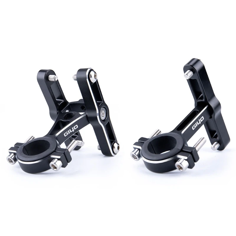 1pcs Adjustable Bicycle Water Bottle Holder  MTB Bike Adapter Double Bottle Cage Adapter Mount Handlebar Rack Mount