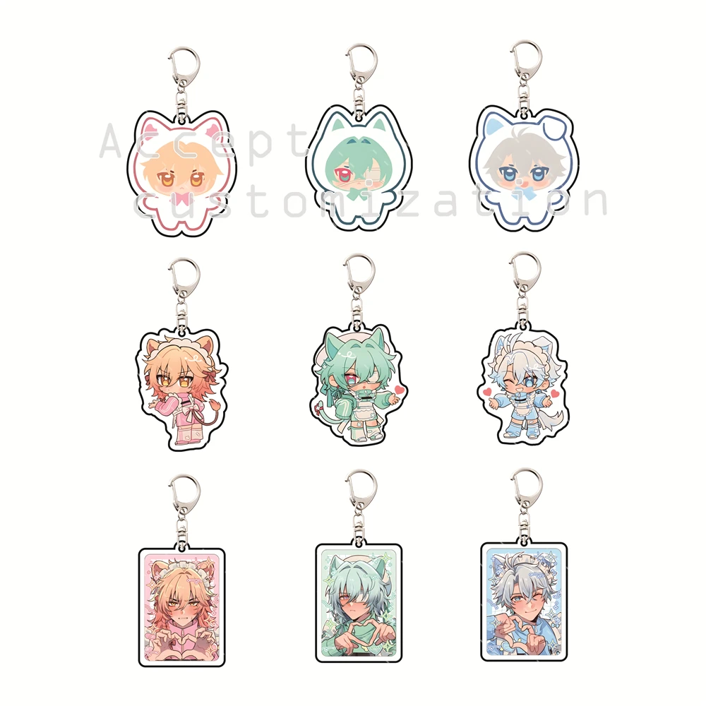 Game Honkai: Star Rail 5cm Pendant Keychain Cute Cartoon Anime Key Ring Backpack Jewelry Accessories Cosplay Badge Gift In Stock