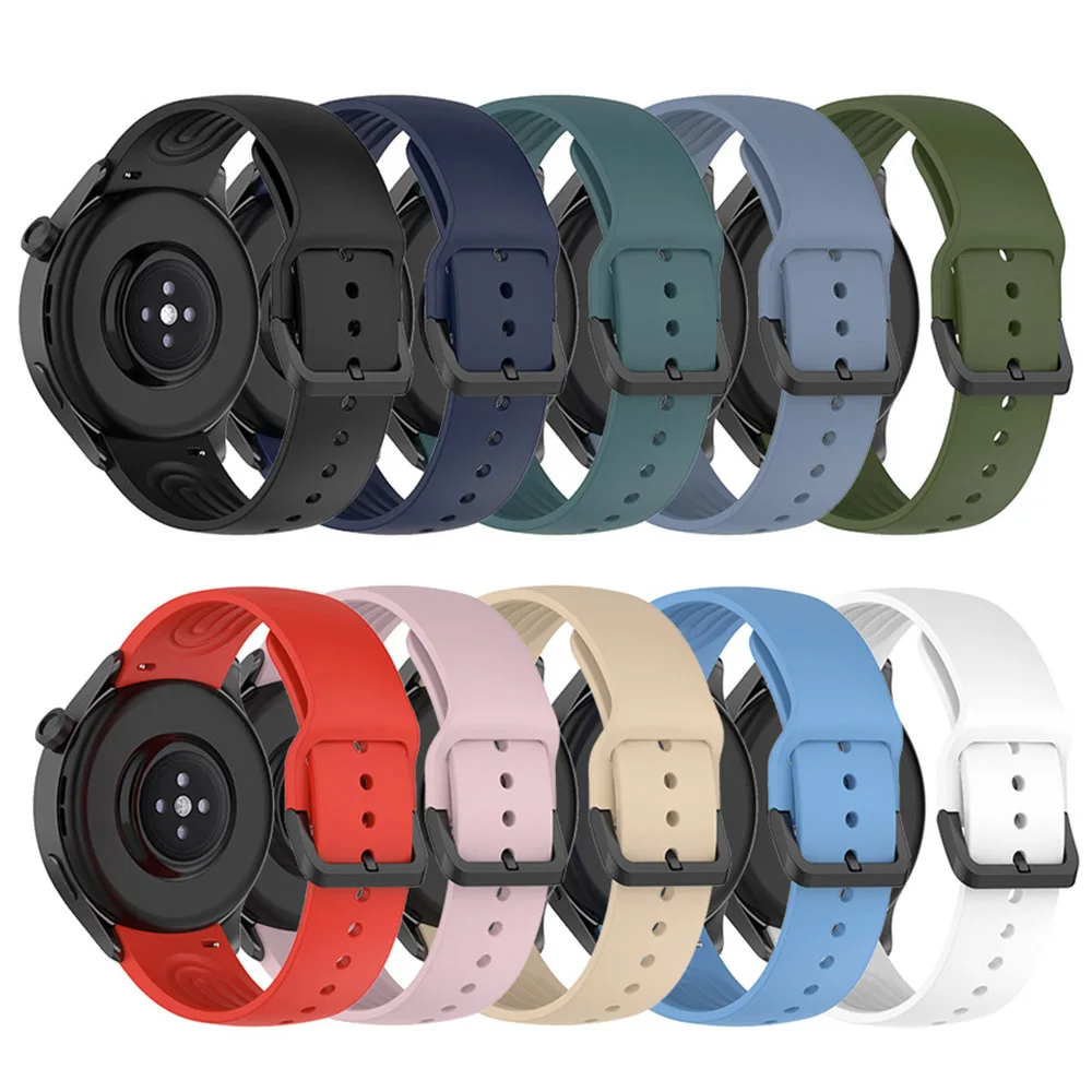 22 مللي متر سيليكون حزام ل شاومي ساعة S1 برو سوار معصمه سوار ساعة ذكية