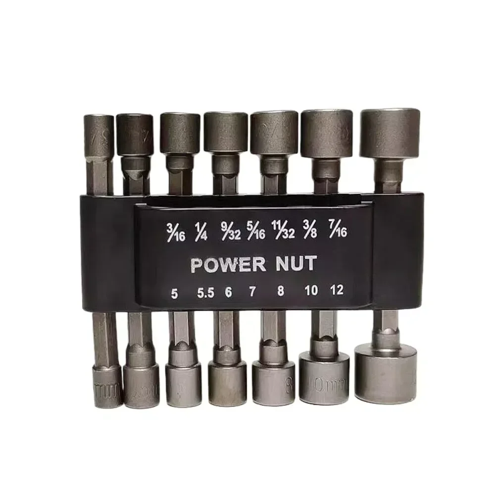 9PCS/14PCS Powerful Socket Inner Hexagonal Wrench Set Hexagonal Handle Extension Rod Pneumatic Screwdrivers  Durable Efficient