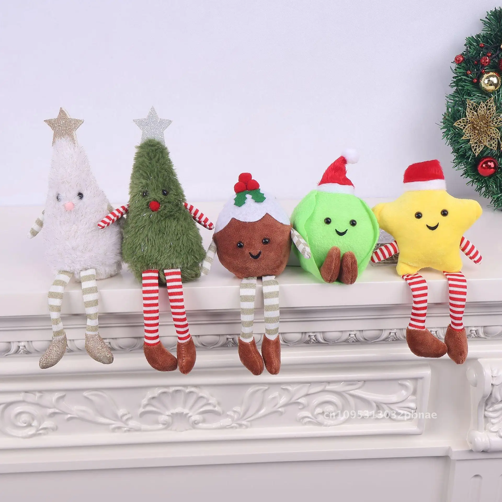 

Christmas Decorations Cute Plush Doll Home Party Doll Ornaments Fabric Plush Doll