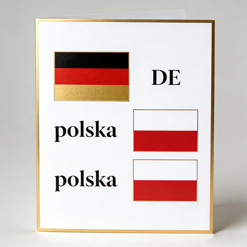 Image of 2026 8LINES Europa Niederlande Deutschland Polen Karten-Kinos Ccam Irland Slowakei Schweiz Europa Polska Linien Oscam Postkarte