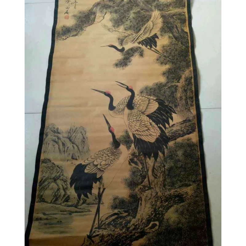 Pintura chinesa tradicional da caligrafia, quadro pendurado, corredor médio, sala de estar, escritório, caligrafia