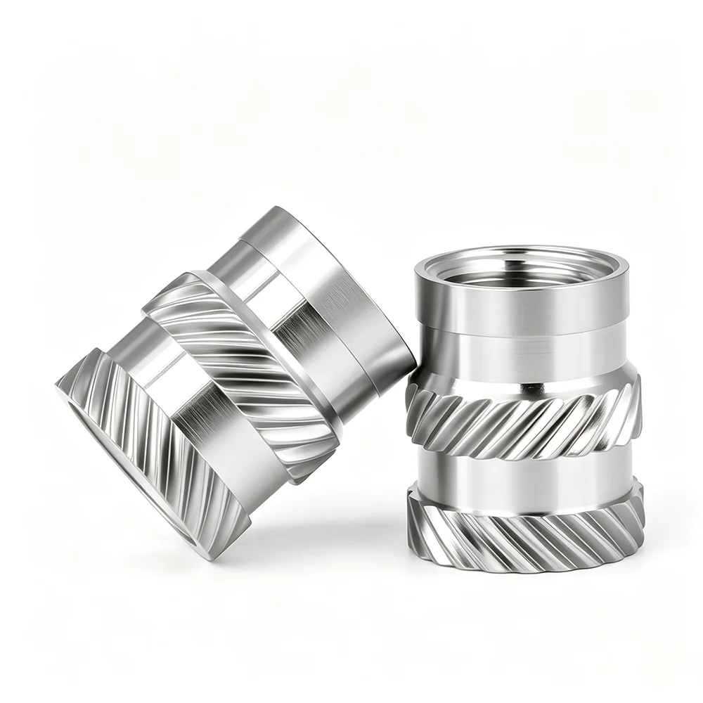 10-50Pcs 304 Stainless Steel Heat Insert Nut M2 M3 M4 M5 M6 M8 M10 Hot Melt Molding Injection Embed Insertnut DIY 3D Printer