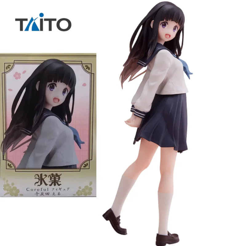 

В наличии оригинальная TAITO Coreful Hyouka Chitanda Eru JK униформа аниме фигурка модель коллекция подарок на день рождения куклы украшения