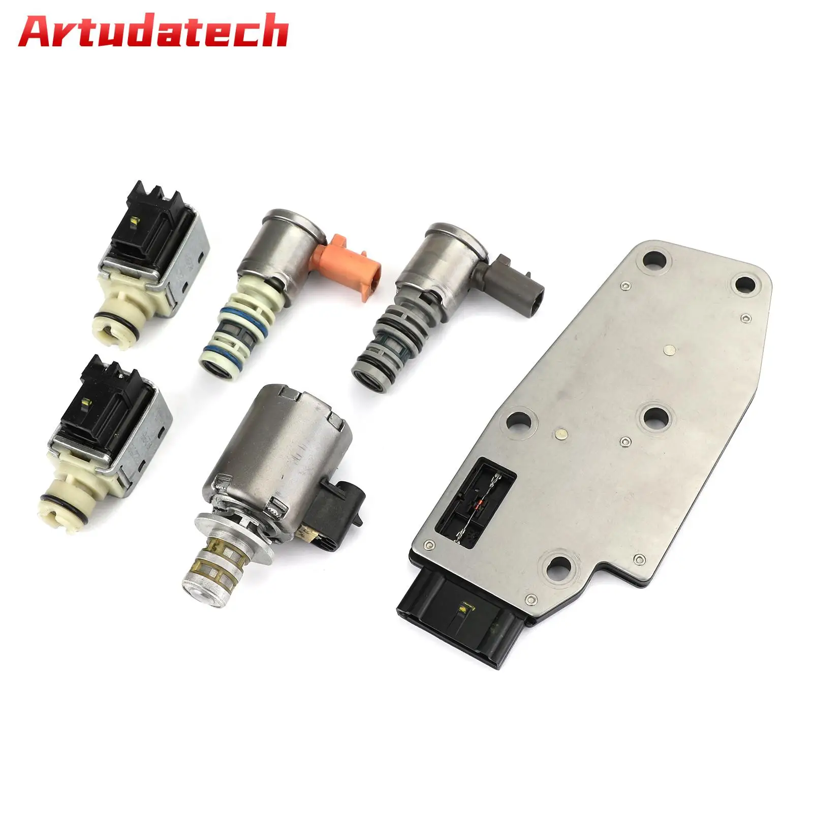 Artudatech 4L60E Trans Master Solenoid Kit Fits For GM EPC Shift 2003-On 6pc Set