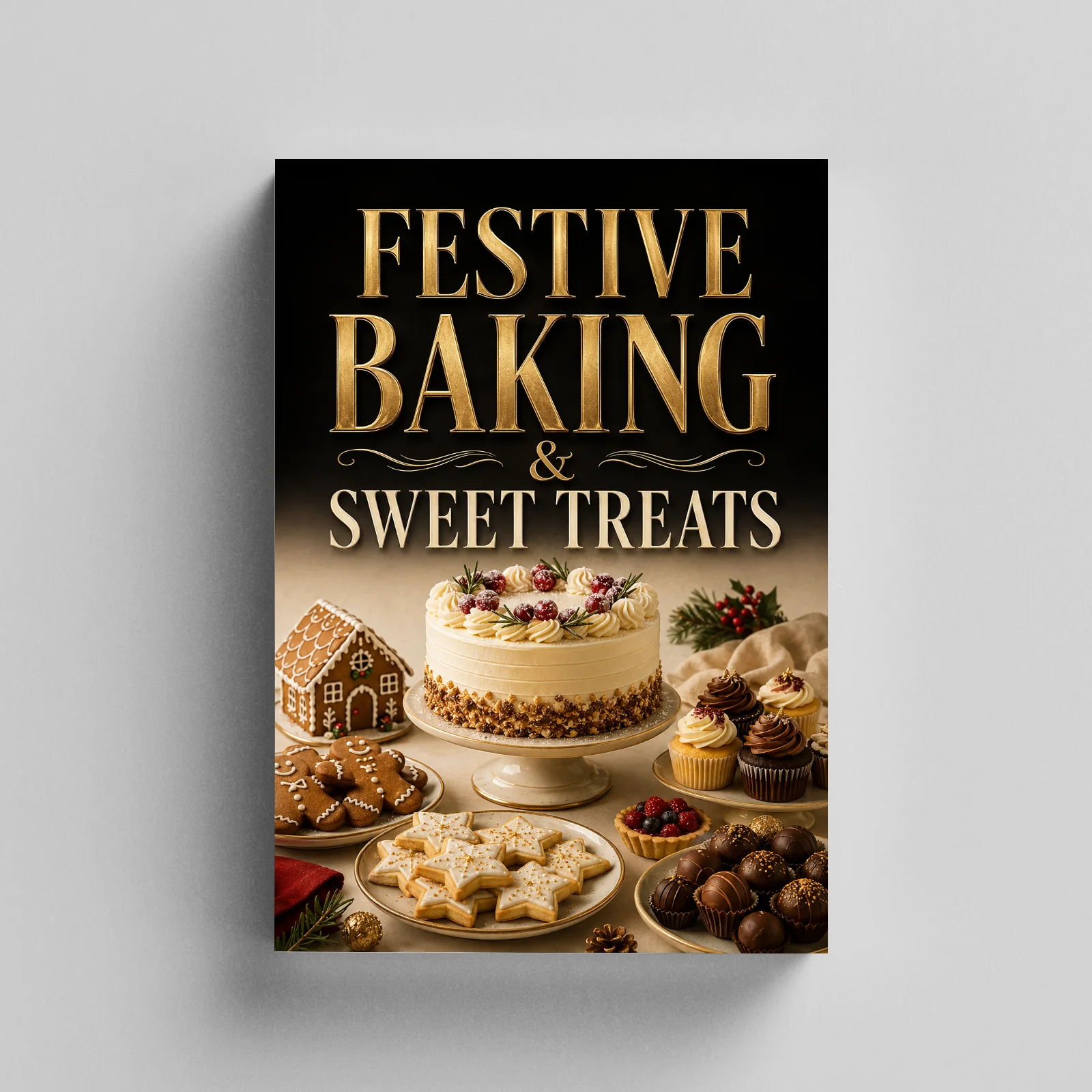 Holiday Baking & Dessert Recipes, Easy Festive Sweet Treats Cookbook, Beginner Friendly Recipes for Party & Family Celebration
