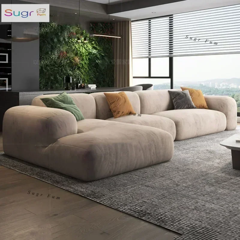 

Modern Comfortable Living Room Bed Foam Xxl Couch Adultsl Designer Longue Sofa Armchair Creative Muebles Hogar Furniture