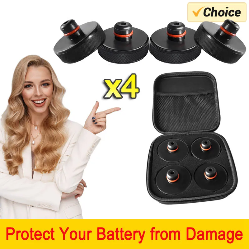 

4 шт. подъемные накладки для Tesla Model 3 S X Y Juniper 2026 2025 аксессуары резиновые шайбы подъемные подставки для шасси чехол-адаптер