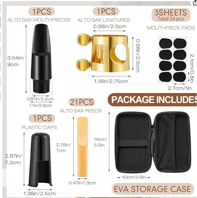 

Factory direct sale saxophone mouthpiece set