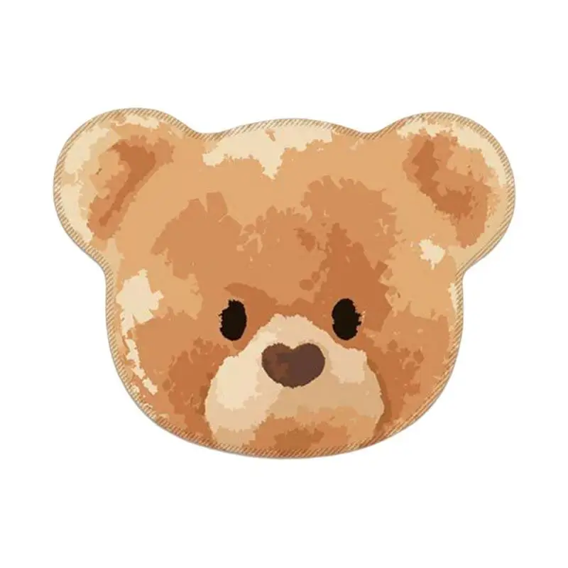 Cute Cartoon Bear Mouse Pad Non Slip Bears Pattern Mouse Pad Multifuncational And Comfortable Use For Student Office Desk