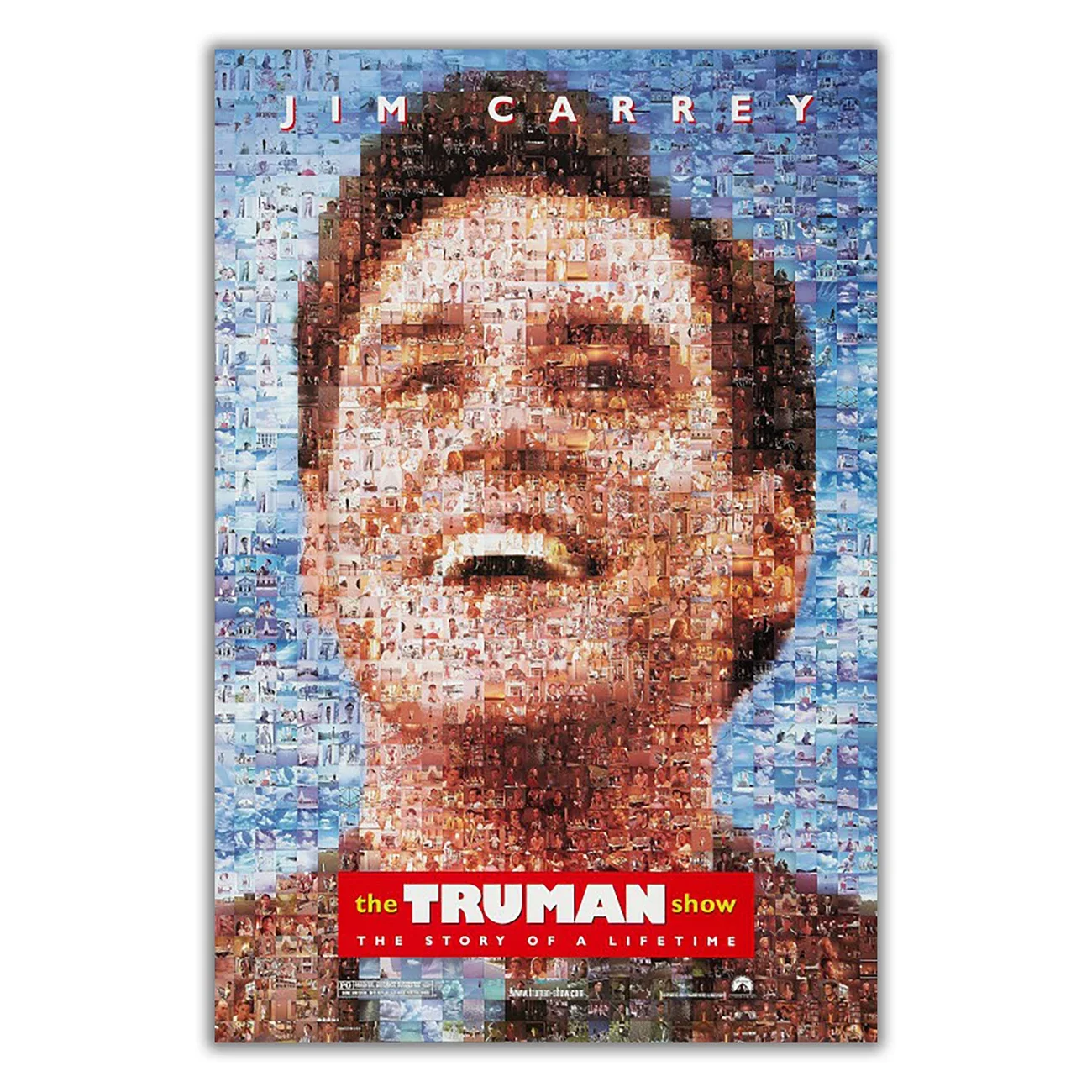 WM3316 The Truman Show Classic Movie HD Silk Fabric Poster Art Decor Indoor Painting Gift