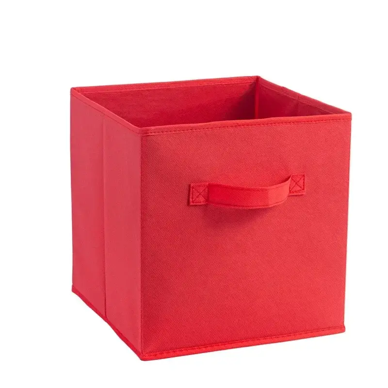 Non Woven Storage Box with Handles Foldable Fabric Storage Cube Colorful Organizer for Clothes Toys Books Shelves Closet Nursery - Image 9