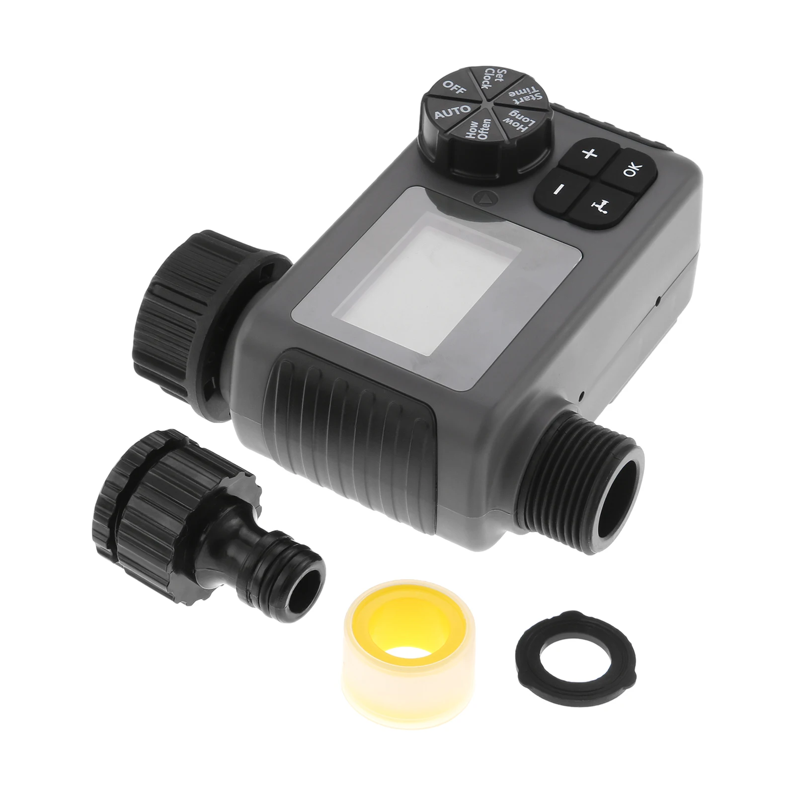 1Set Automatic Water Timer Intelligent Garden Programmer Equipment Irrigation Watering System LCD Display IPX5 Sprinkler Timer