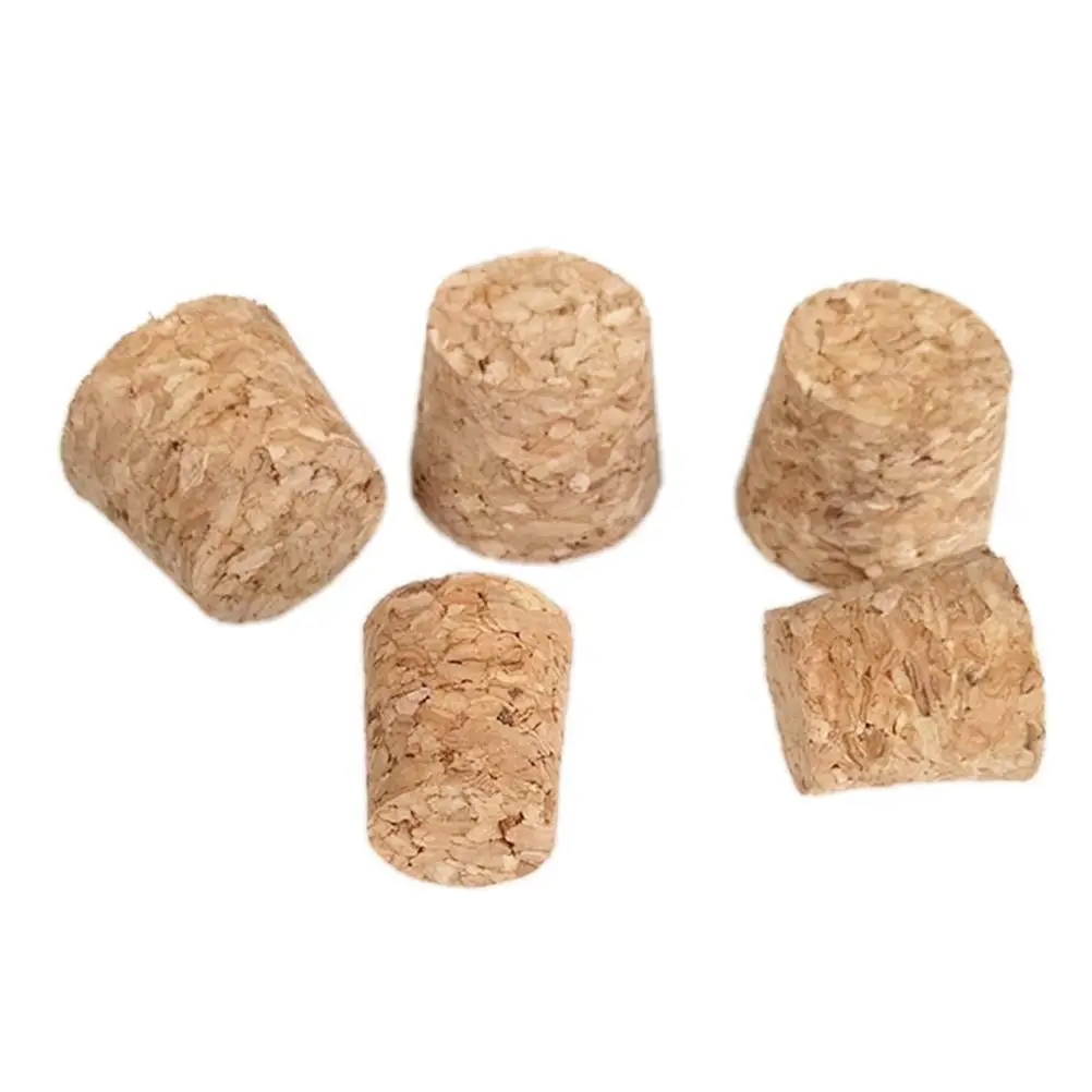 20 Pcs Sealing Stopper Wine Cork Beer Bottle Corks Cutting Board Bamboo Tapered Bottles