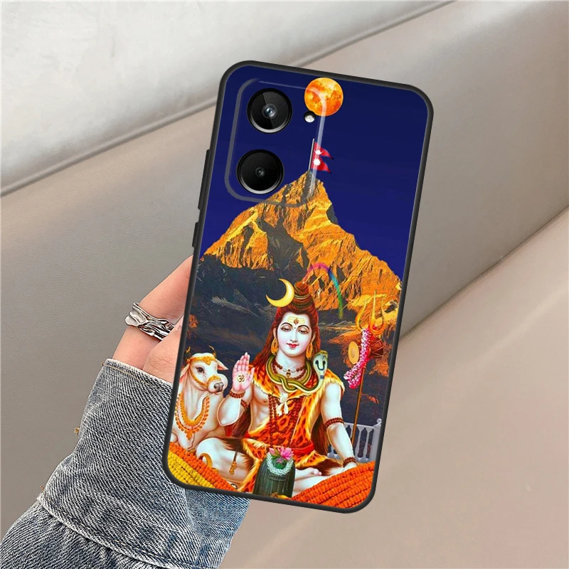 Lord Shiva Hindu God Buddha For Realme C25s C21Y C30 C31 C33 C35 C55 C11 C15 GT Neo 5 3 2T 3T 8 11 10 9 Pro Plus Case