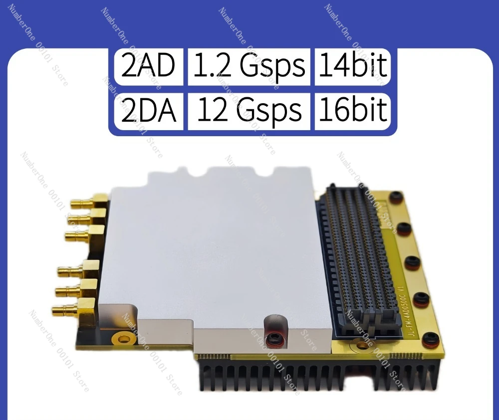Intermediate frequency radio frequency acquisition-transmission, high-speed adda, 1.2g+12g, ad9695+ad9173, fmc sub-card