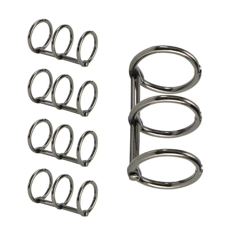 5 พีซี/ชุด 3 แหวนคลิปคลิป Loose Leaf Binder Rings Rings Book Rings สำหรับโรงเรียน