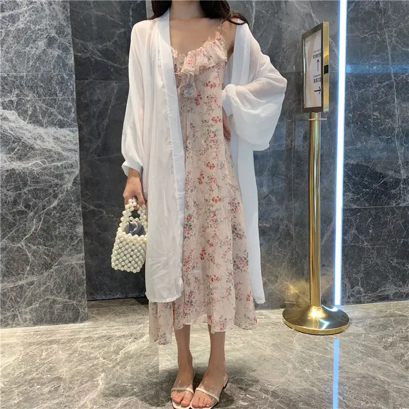 Women Elegant Chiffon Shawl Summer Sunscreen Tassel Cover Ups Solid Color Thin Bikini Cover Up Bathing Suit Shawl Cardigans Wh5