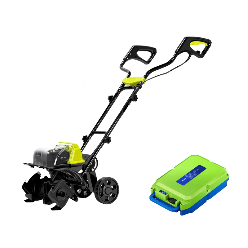 Electric Scarifier Micro-tiller, Land Ploughing Machine, Household Land Digging Cultivator, Agricultural Rotary Tiller