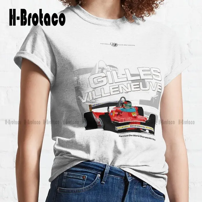 Gilles Villeneuve - 1979 Essential T-Shirt Shirts High Quality Cute Elegant Lovely Kawaii Cartoon Sweet Cotton Tee Shirts Xs-5Xl