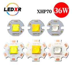 XHP70 LED high power 7070 ceramic led lamp bead DC 3V led 6V led12V led 20w 36w white warm white blue light flashlight headlight