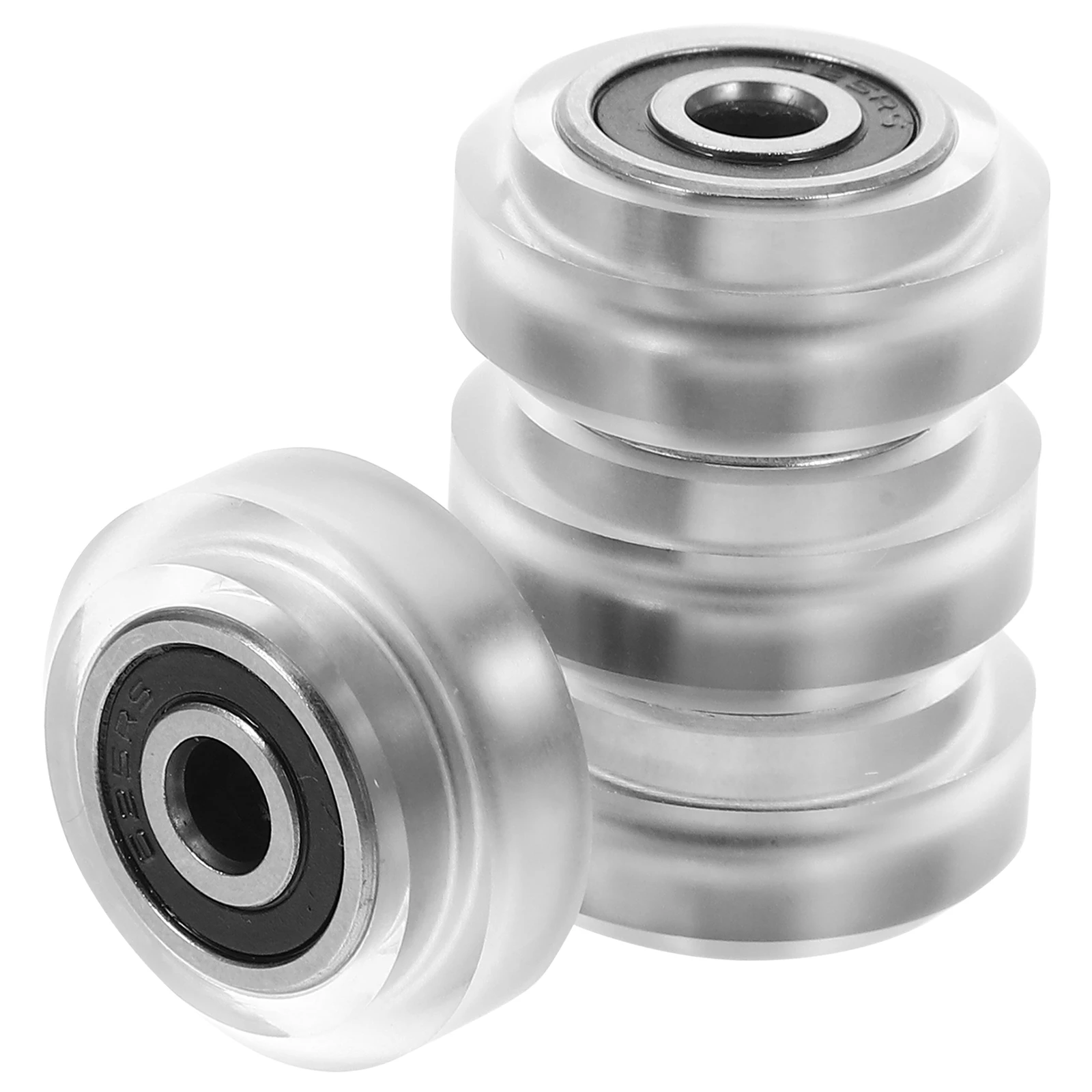 

4 Pcs Large Wheels with Bearings for 3D Printer Accessories Smooth Surface Stable Printer Pulley Wheels Parts 3D