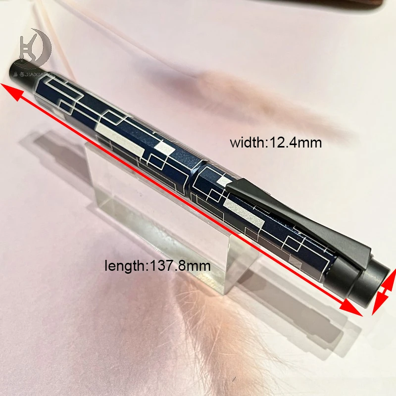 1 Stück Yongsheng 9678 Neuartiger achteckiger Füllfederhalter, einzigartiger Design-Stift, perfekt als Geschäftsgeschenk, Bürogeschenk, Festgeschenk – Detail 2