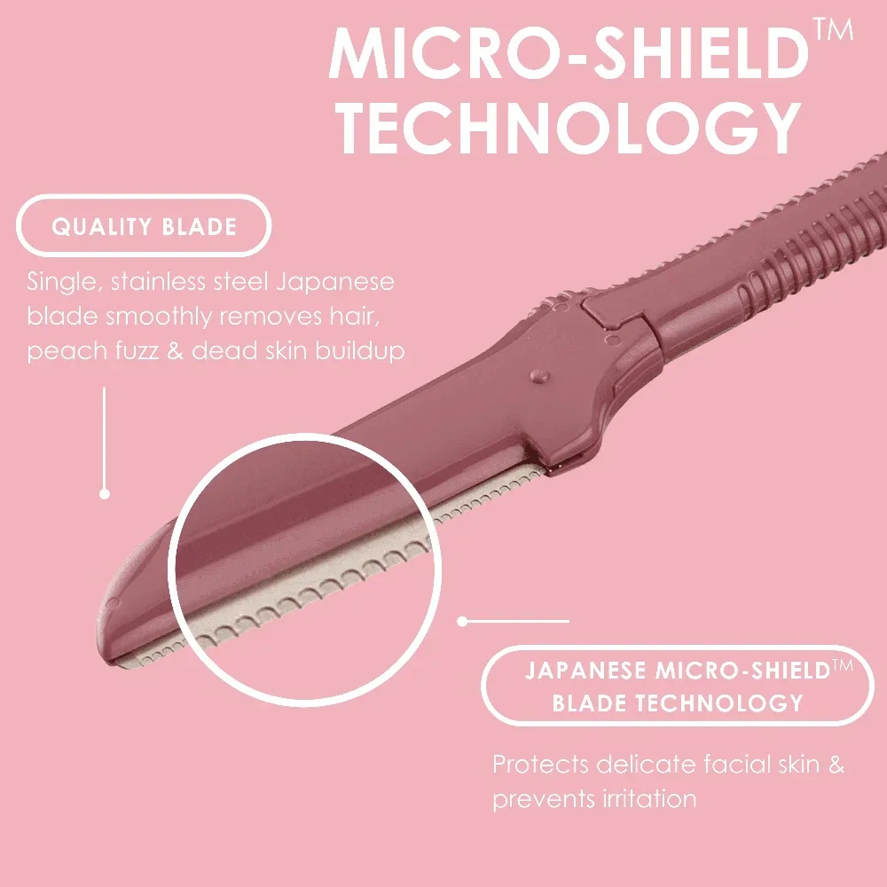 5 упаковок, прецизионная дермапланер, женская бритва для лица, ультратонкий отшелушивающий аппарат для удаления волос, усиление свечения, улучшает текстуру кожи, микро