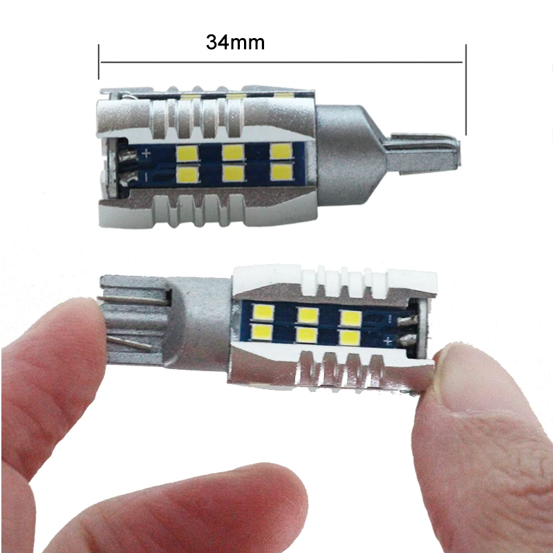 Ampoule Car Interior Light Ultra-Bright 5W T15 W16W 912 T16 2835 LED Automotive Backup Reverse Bulbs 12V 24V Cool White 12 Volt