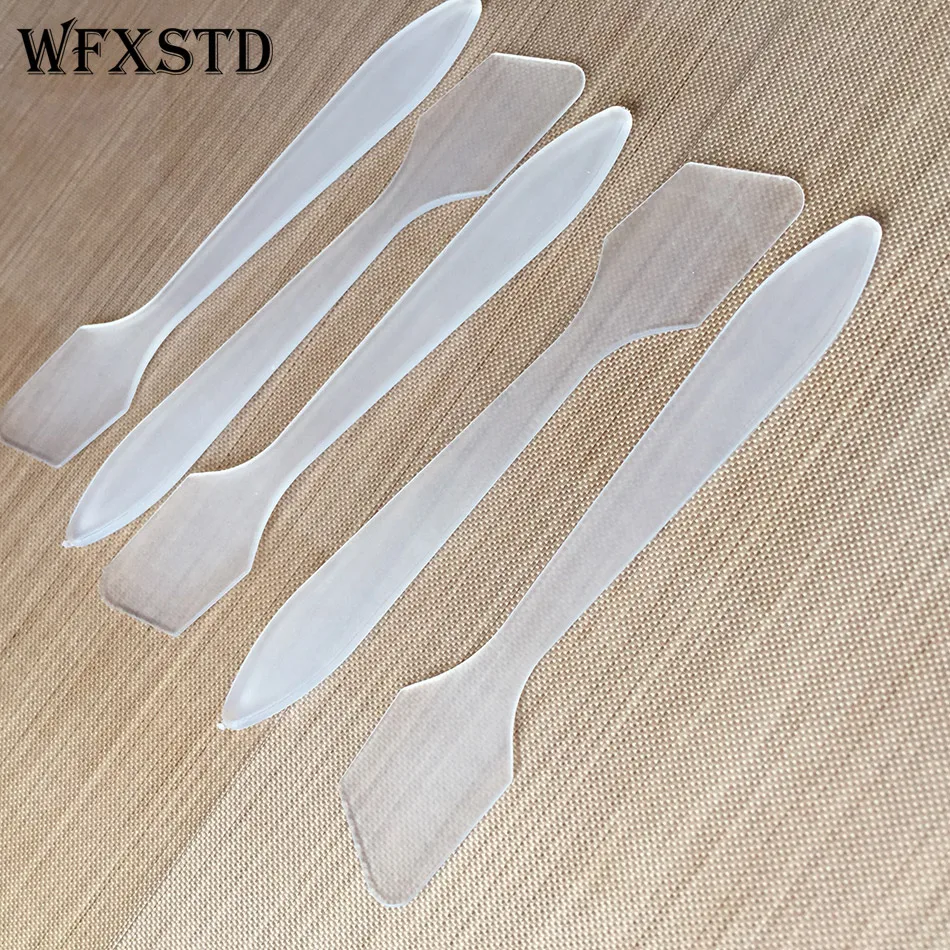 New 50Pcs Scraper spoon For Laptop Computer Thermal Grease Paste Compound Silicon Scraper CPU HeatSink GPU Cooling paste Scraper