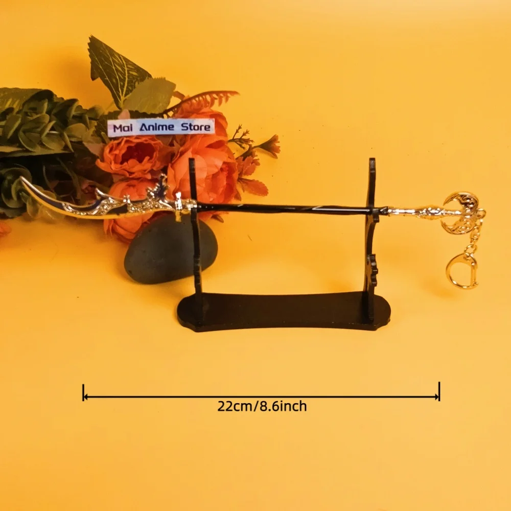 Épée de relique sacré Elden Katana en métal, 8,6 pouces, lame de couteau Ninja, taille en acier, Katana japonais, sabre de samouraï Original, jouet cadeau