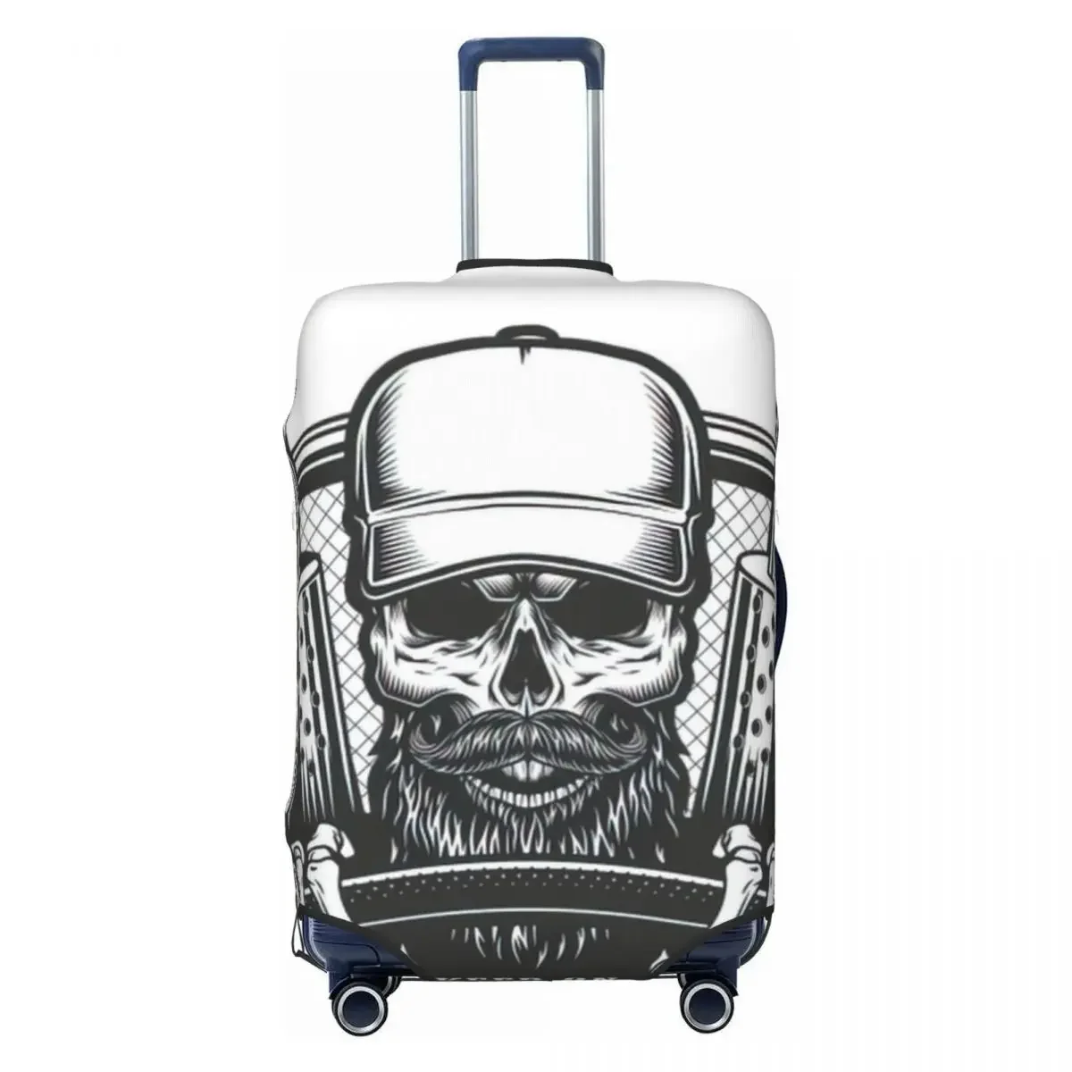 

Classic Skull Driver Print Luggage Protective Dust Covers Elastic Waterproof 18-32inch Suitcase Cover Travel Accessories