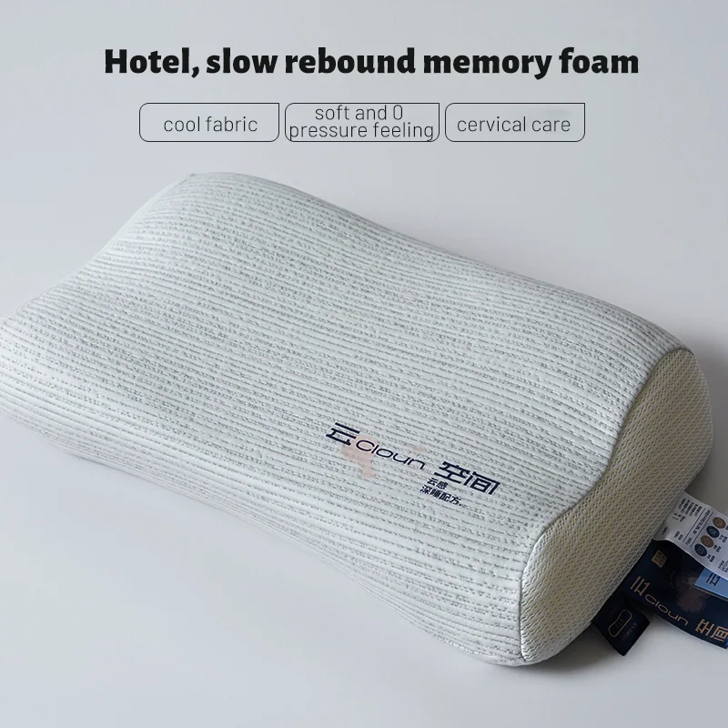 New Memory Foam Pillows Health Care Cervical Orthopedic Neck Foam Pillows Pain Relief Sleeping Orthopedic Pillow Beding Cover