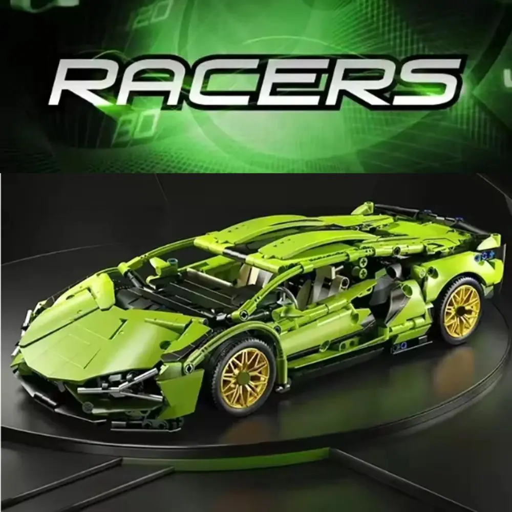 

3696Pcs 42115 Tech Car Model Blocks - Educational Building Toys, Birthday/Christmas Gifts for Adults, Friends, Boys & Kids