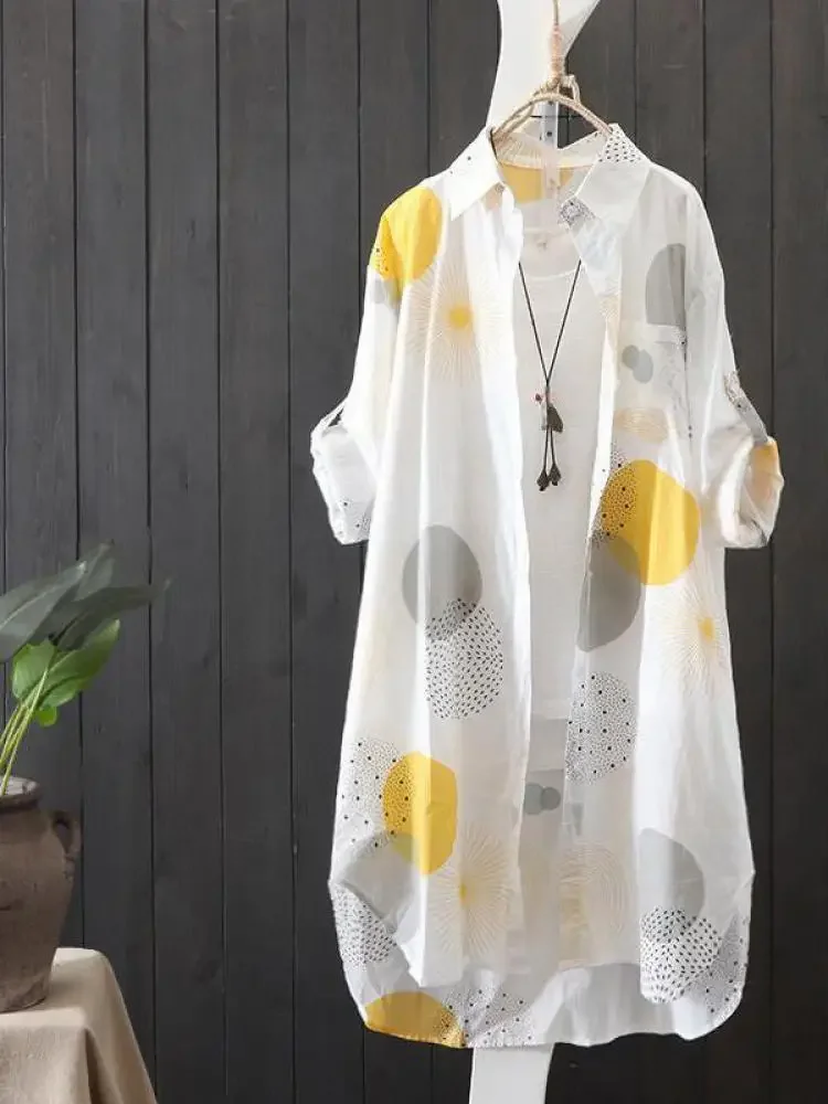 

Jacket Women's Long Coat Shirt Chiffon Sunscreen Top Women's Thin Summer New Loose Sunscreen Coat Women's Cardigan Thin Coat