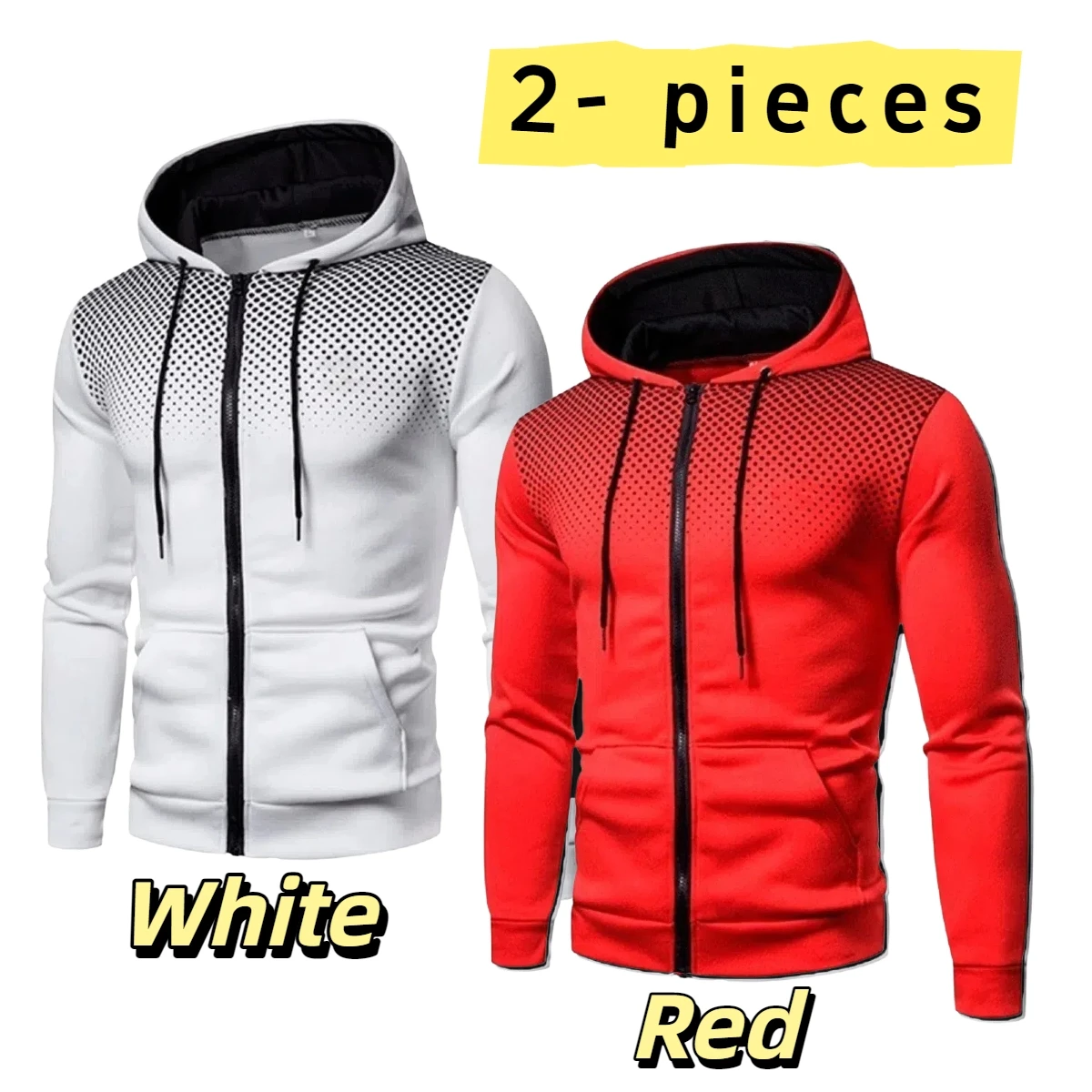 

Men's Zippered Sweatshirt 2025 New Style Fitness Sports Clothing for Autumn Winter Unisex Sweatshirt