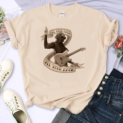 Camiseta de diseño de banda fantasma para mujer, ropa de manga japonesa, y2k