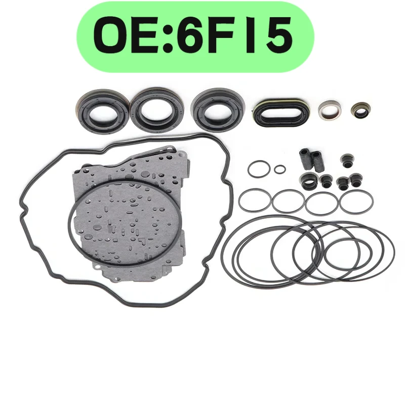 New 6F15 Transmission Overhaul Kit Complete Gasket Seal Repair Set For Fo-rd 6‑Speed Auto Gearbox