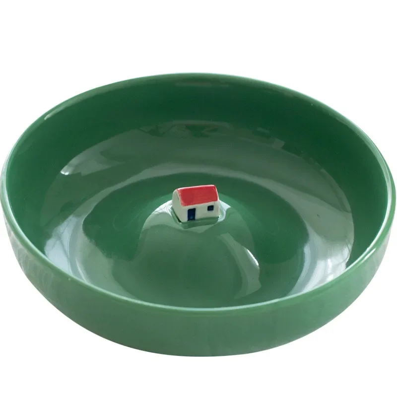 household-tableware-abstract-plate-ceramic-fruit-salad-bowls-utensils-for-kitchen-dessert-three-dimensional-house-plates