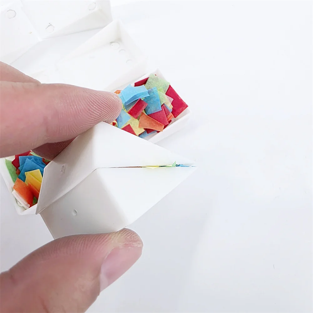 Magiczny Wyrzutnik Śniegu - Automatyczny Dozownik Płatków Śniegu dla Magików Scenicznych, Dekoracja na Święta Bożego Narodzenia, Wesela i Imprezy