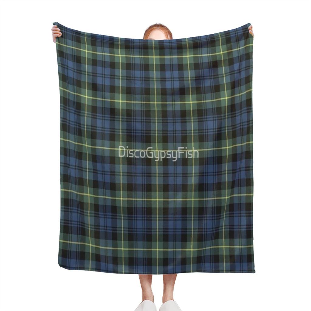 

Gordon Ancient Tartan Thin Blanket Fluffy Soft Bedroom Decor Sofa Blankets Comforter Home and Decoration Summer Blanket